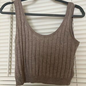 Knit crop top H&M